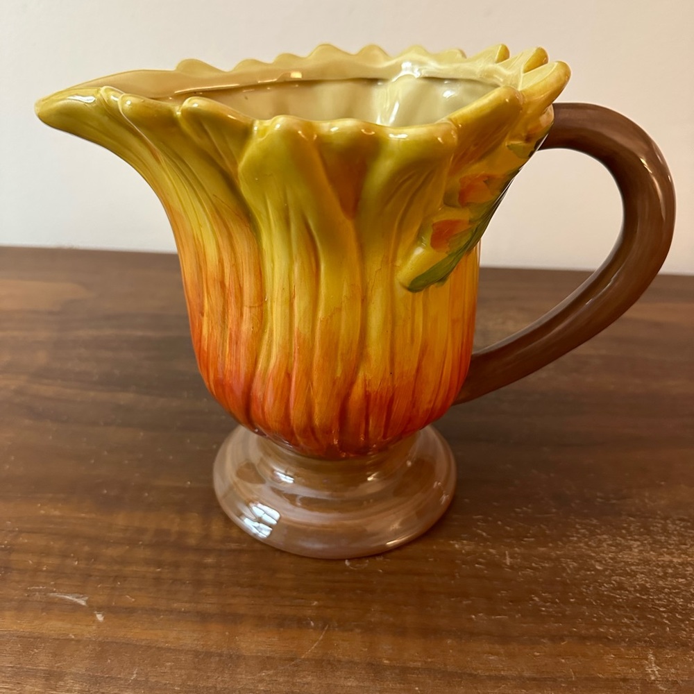 Beautiful Maxcera Terra Cotta Pitcher/Vase